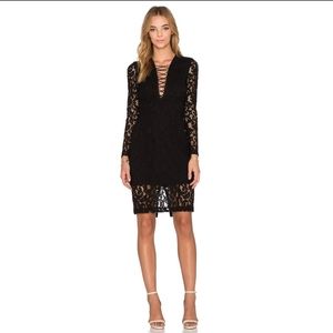 Bardot ladies formal lace dress
